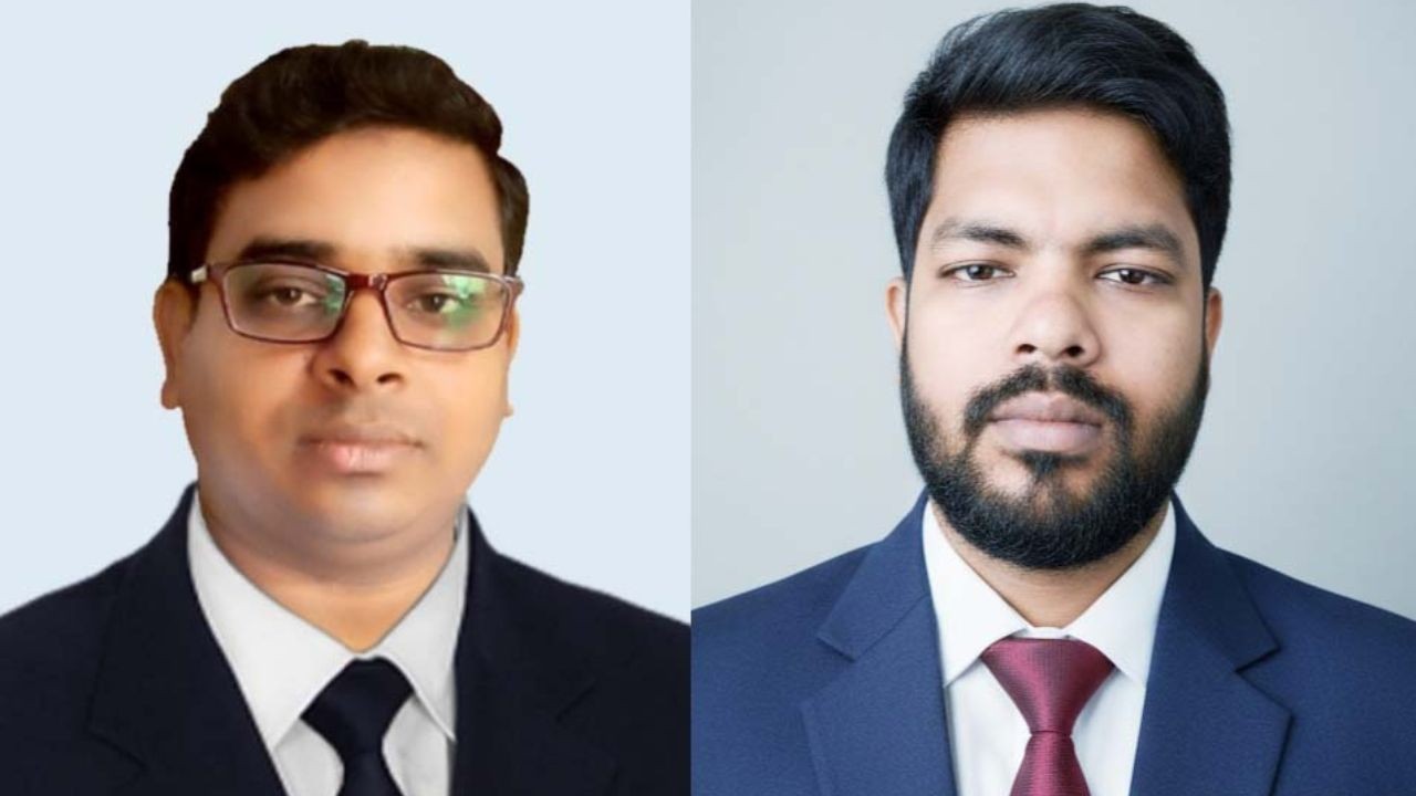 নওগাঁর পোরশা প্রেস ক্লাবের সভাপতি ডিএম রাশেদ সা. সম্পাদক শহিদুল 